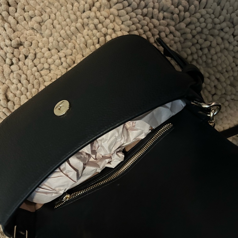 Kate Spade Black Pebbled Leather Crossbody Bag - Picture 6 of 7